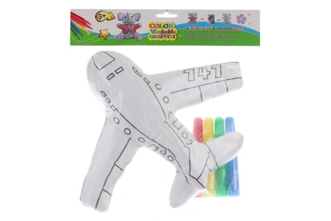 Avion à colorier pour enfants