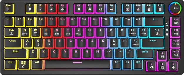 Clavier mécanique sans fil Savio Phenix RGB