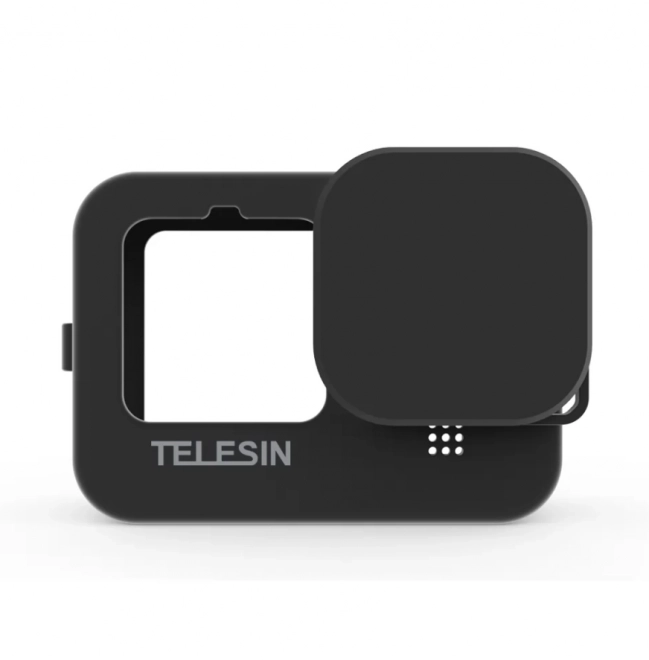 Étui en silicone pour GoPro Hero 9, 10, 11, 12 noir