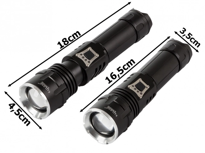 Lampe tactique militaire Bailong avec LED CREE XHP160