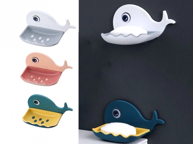Porte-savon Baleine avec Écoulement