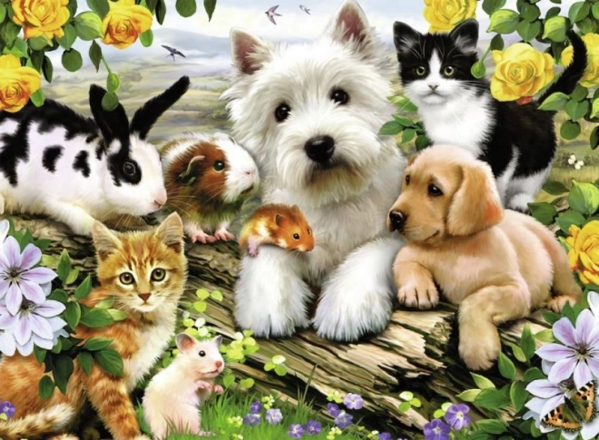 Amitié joyeuse des animaux 300 pièces