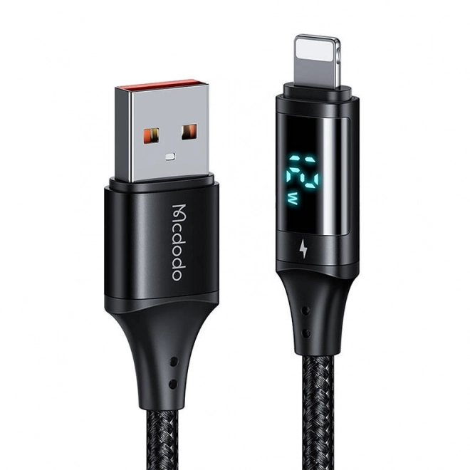 Câble de données avec écran numérique USB vers Lightning Mcdodo, 1,2 m