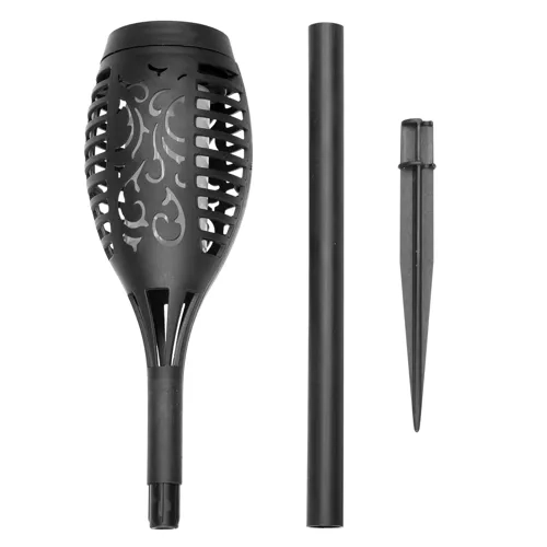 Garlov Lampe de Jardin Solaire - Torche, set de 4 pièces