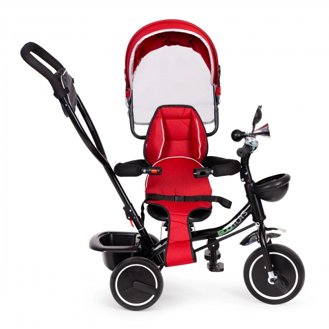 Tricycle avec siège pivotant Rouge