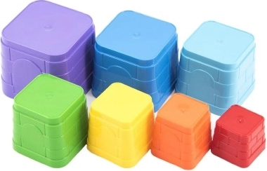 Pyramide colorée pour les premières constructions