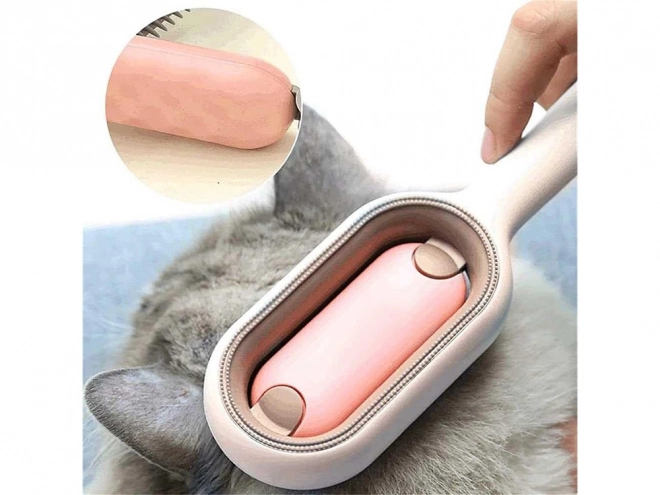 Peigne en silicone 3-en-1 pour animaux de compagnie