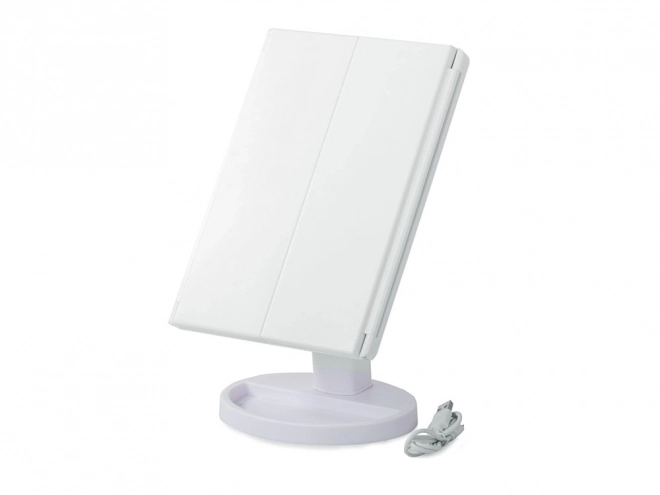 Miroir LED de maquillage avec 22 LED et grossissement