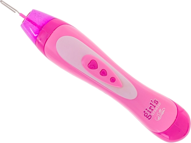 Outil électrique de tressage rose