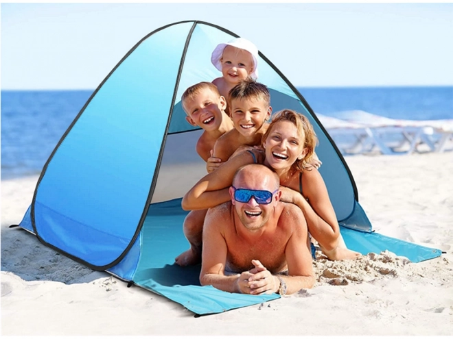 Tente de plage autoportante avec protection UV