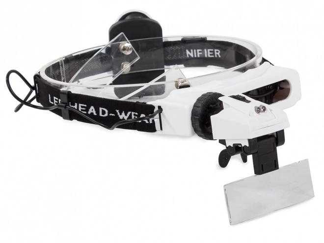 Bandeau flexible avec loupe et éclairage LED