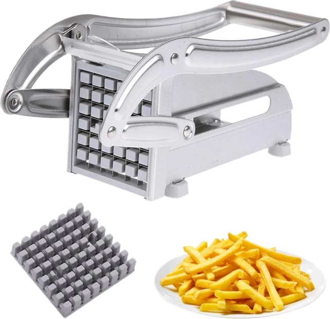 Coupe-frites manuel avec lames interchangeables