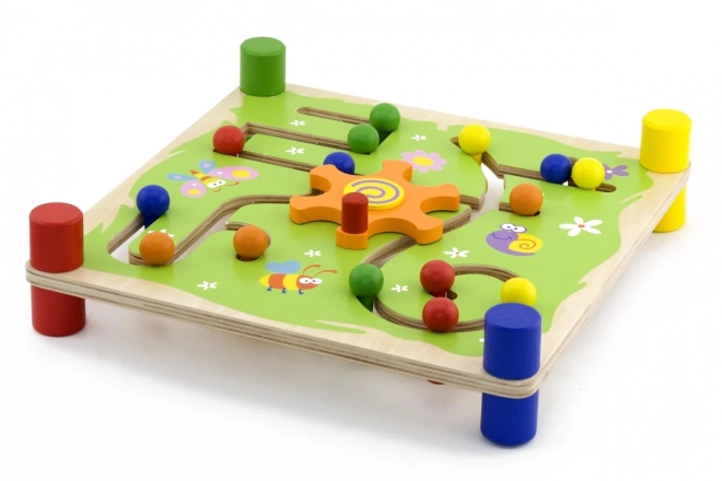 Viga Trop et Suivez Jeu Didactique en Bois Montessori