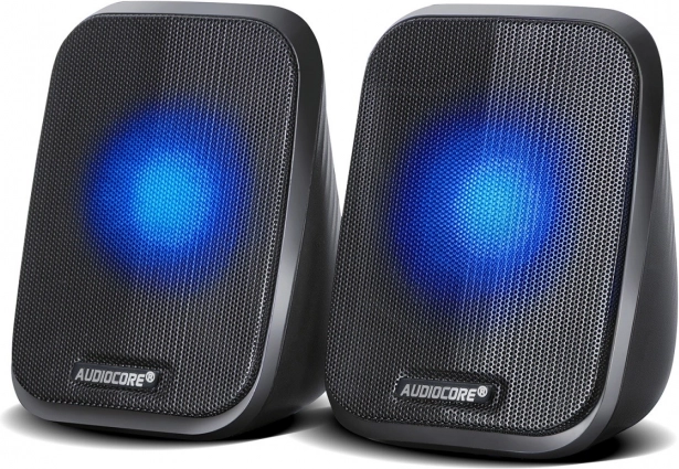 Haut-parleurs USB 6 W AUDIOCORE AC835 noirs