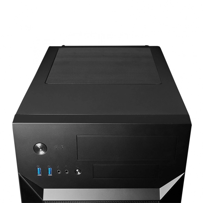 Boîtier d'ordinateur noir mATX Cube Mesh Series