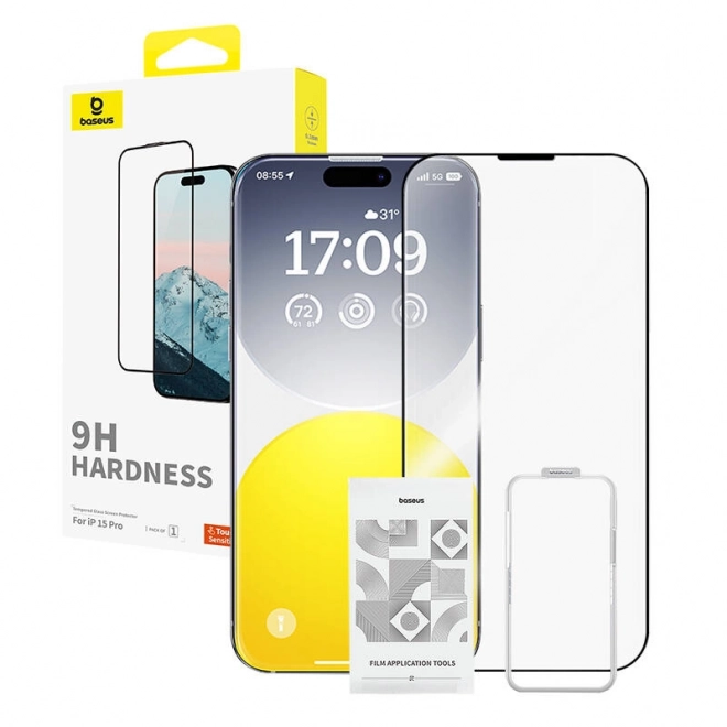 Verre trempé Baseus 0,3 mm pour iPhone 15 Pro