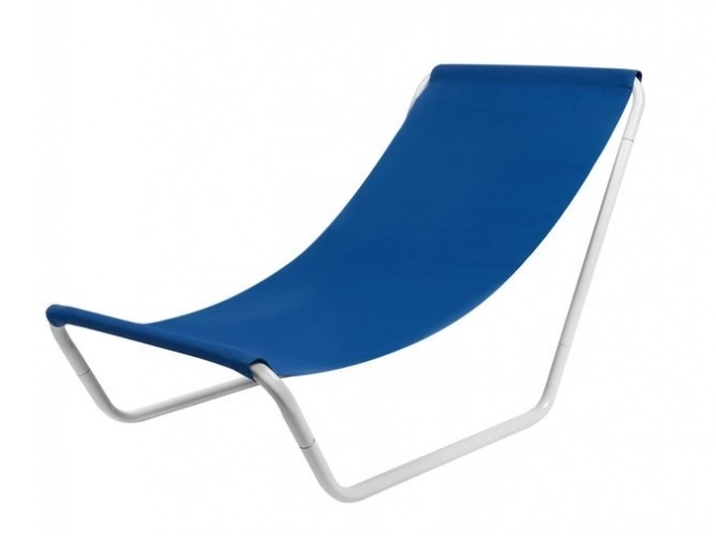 Chaise longue pliante de camping bleue - Malatec