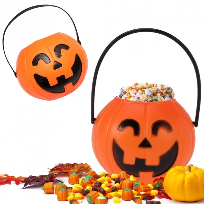 Seau à bonbons citrouille d'Halloween