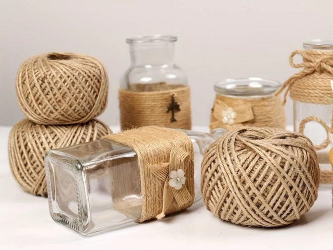 Corde en jute naturelle 30m