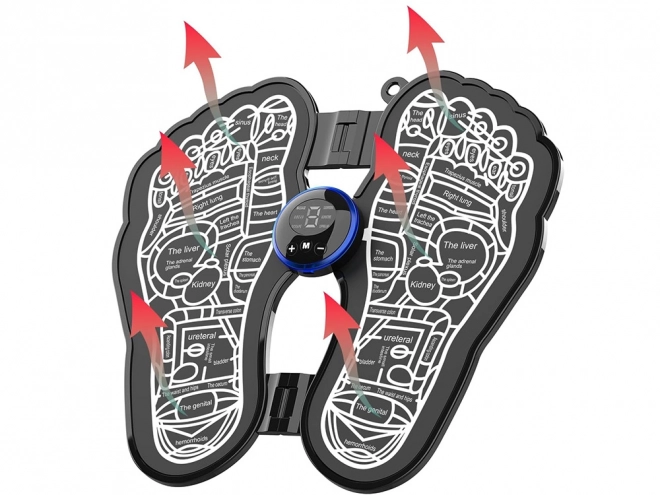 Tapis de massage EMS pour pieds pour la stimulation de la circulation sanguine