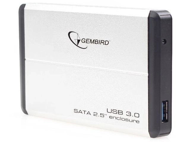 Disque Dur Externe de Poche 2,5'' Sata USB 3.0 Argent