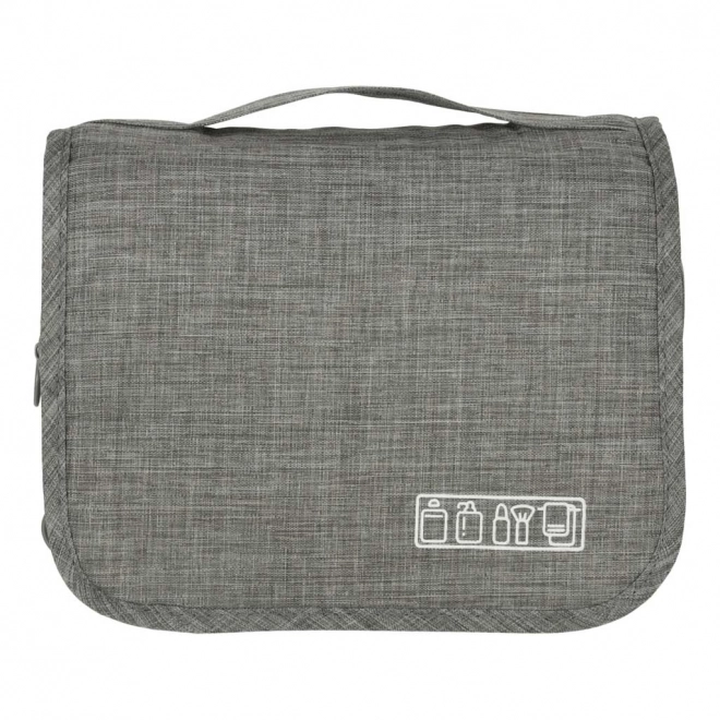 Sac à cosmétiques de voyage suspendu pliant gris