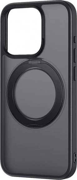 Baseus SkyRing étui magnétique avec support pour iPhone 13 Pro + verre trempé et kit de nettoyage, noir