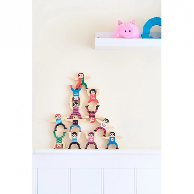 Vilac Figurines en bois acrobates