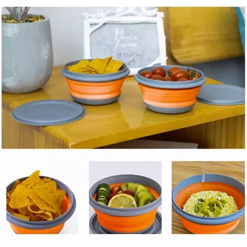 Bols en silicone pliables - 3 pièces