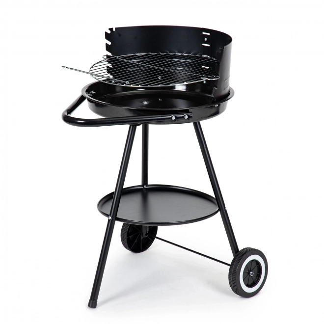 Gril de jardin rond avec hauteur de grille réglable