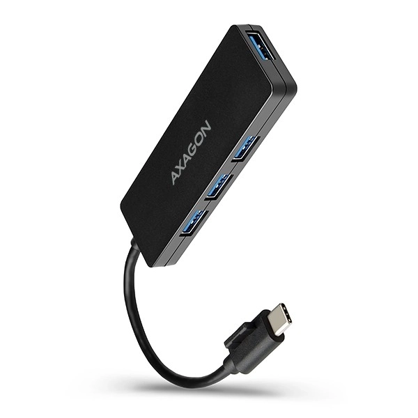 Axagon Slim USB Hub 4 ports USB 3.2 Gen 1 avec câble de 14 cm Type-C