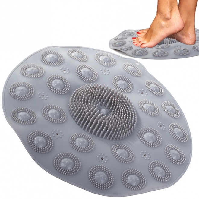 Tapis de douche antidérapant avec poils de massage