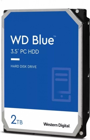 Disque dur WD Blue 2 To 3,5'' SATAIII 7200 tr/min