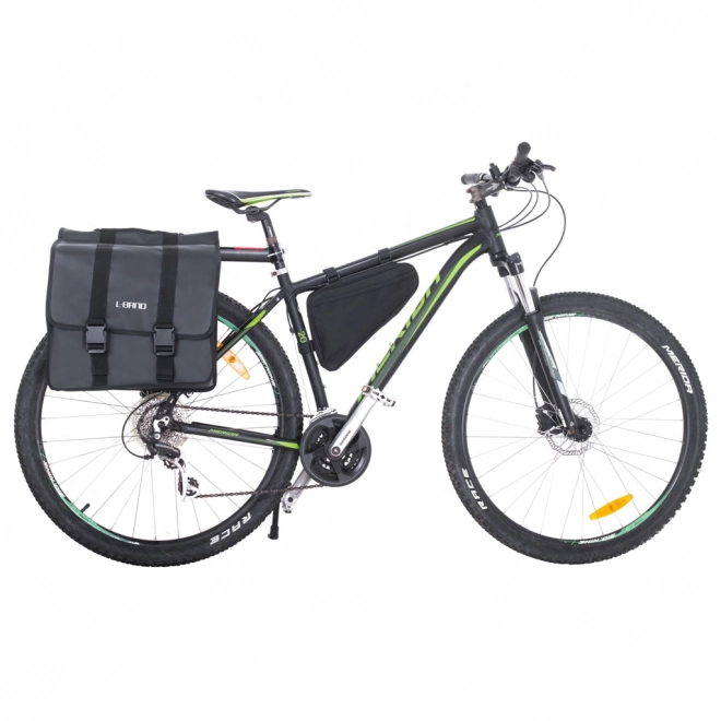 Sacoche double face pour porte-bagages de vélo