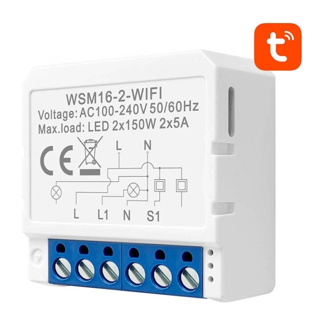 Module de commutation intelligent WiFi Avatto WSM16 TUYA