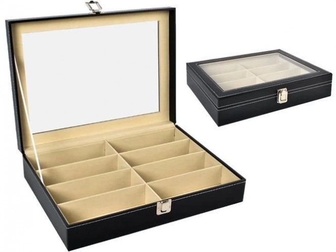 Organisateur pour lunettes 8 compartiments