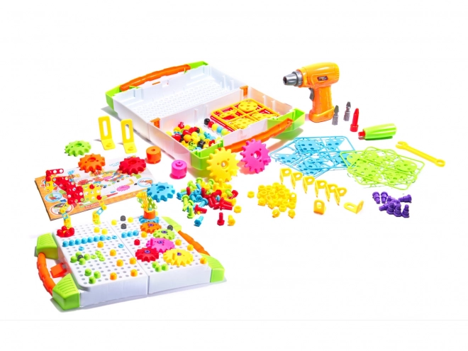 Kit éducatif avec perceuse en mallette