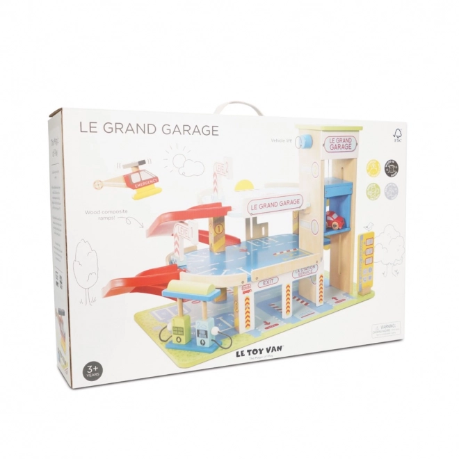 Jouet en bois Le Grand Garage