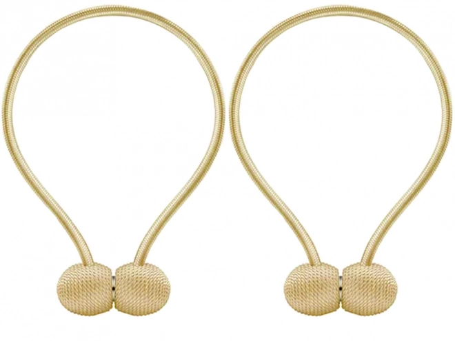 Clips magnétiques décoratifs pour rideaux – Doré