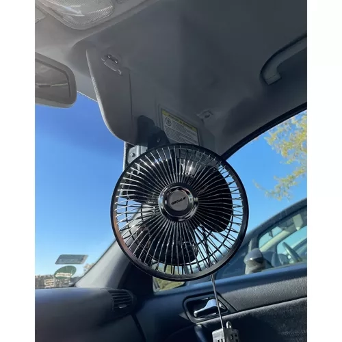Ventilateur de voiture rotatif avec clip Xtrobb
