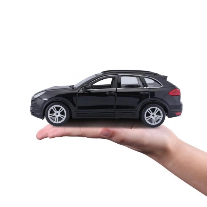 Modèle métallique Porsche Cayenne Turbo noir 1/24