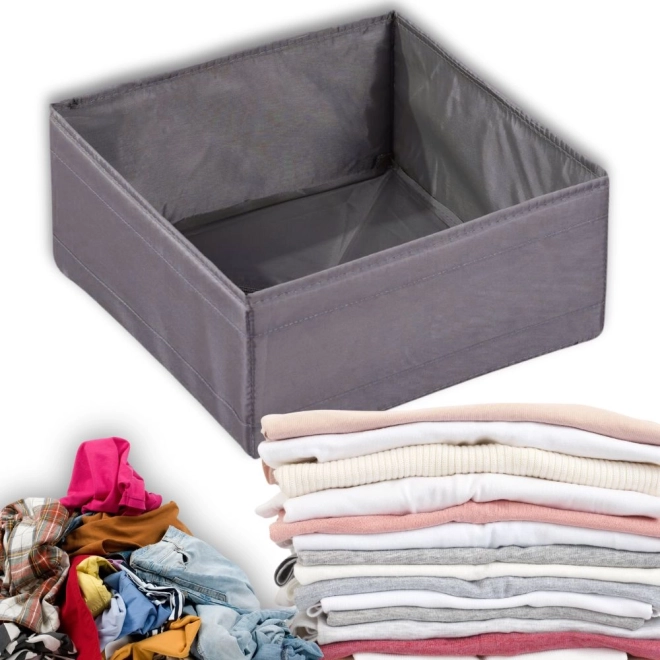 Organiseur textile pour vêtements gris