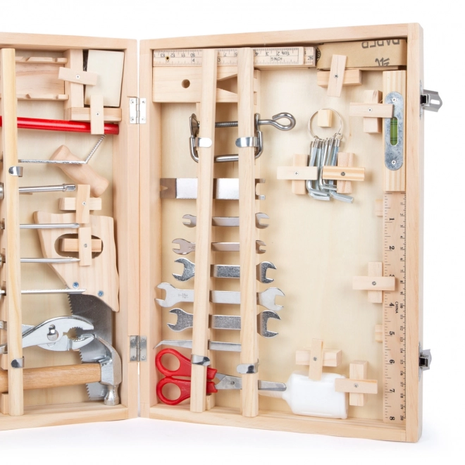 Petit Pied Mallette à Outils en Bois Deluxe