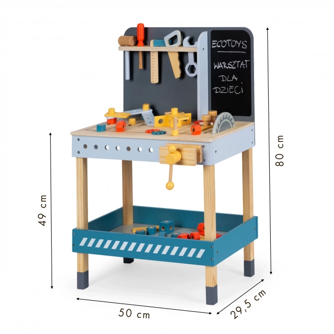 Atelier en bois avec outils pour enfants d'ECOTOYS
