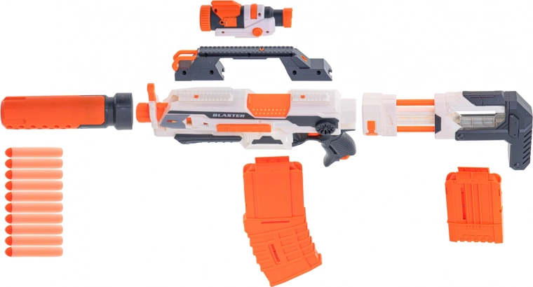 Riche assortiment d’accessoires dans la boîte