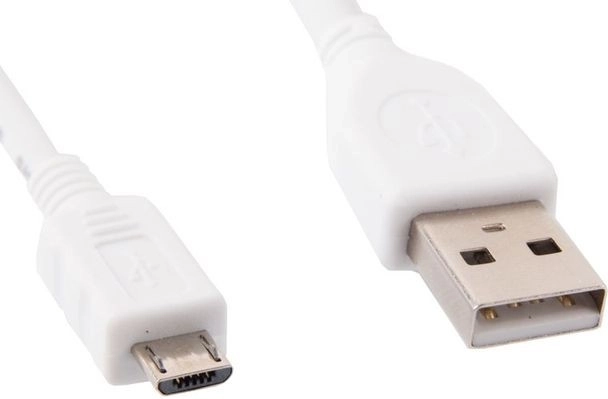 Câble USB blanc Micro AM-MBM5P 1 m