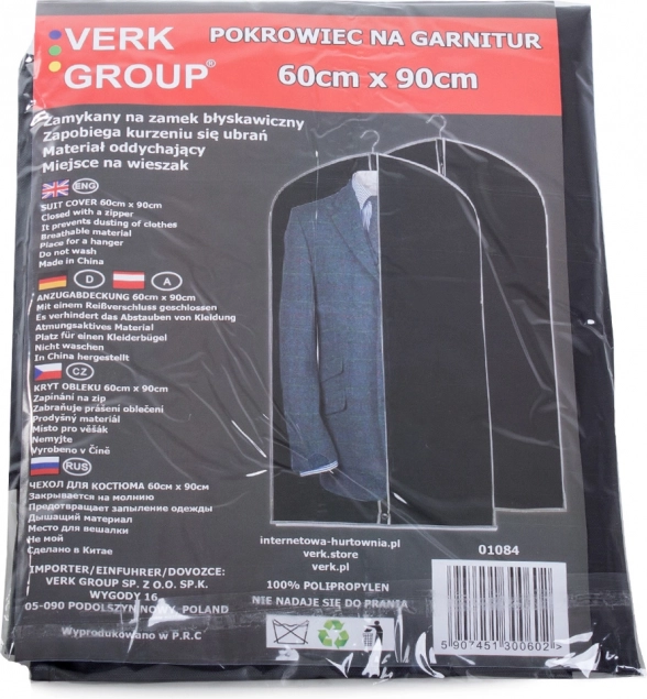 Housse pour vêtements 60x90 cm