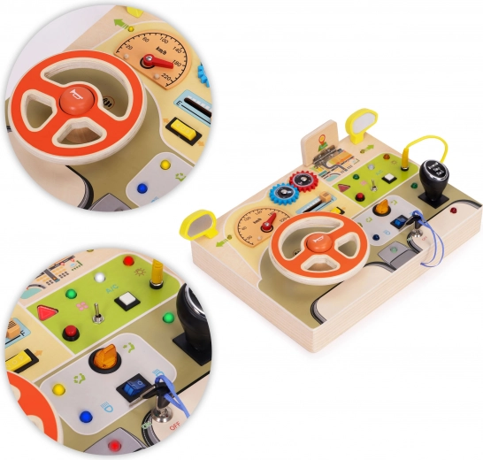 Lumières LED, boutons et interrupteurs pour apprendre la relation cause–effet
