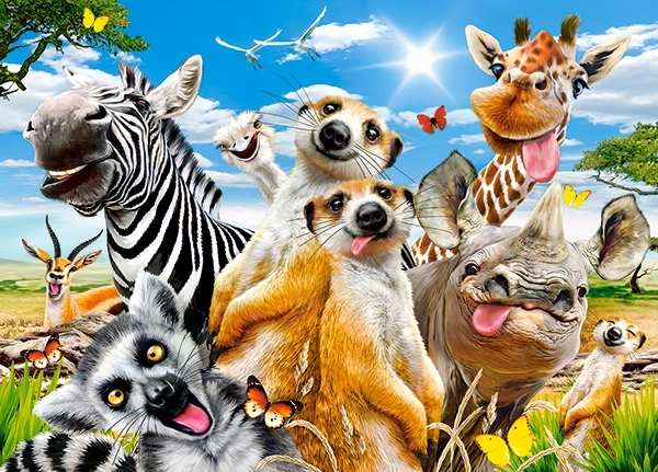 Selfie Africain puzzle