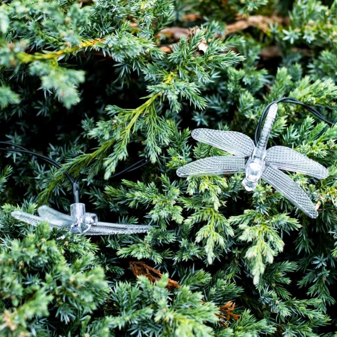 Éclairage de jardin solaire libellule 6,5 m 30LED multicolore